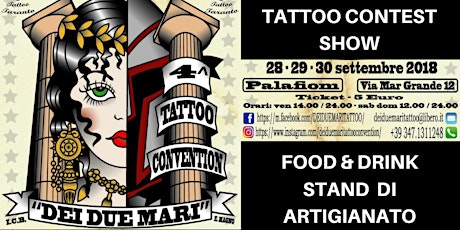Immagine principale di Tattoo convention dei due mari Taranto - 4^ edizione 