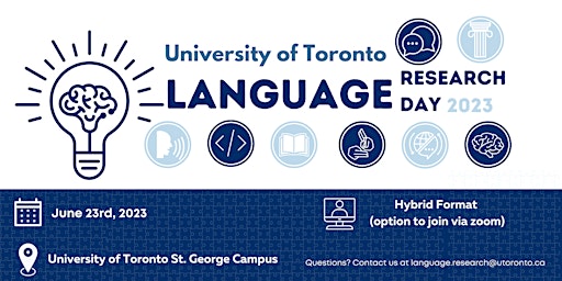 U of T Language Research Day 2023 primary image