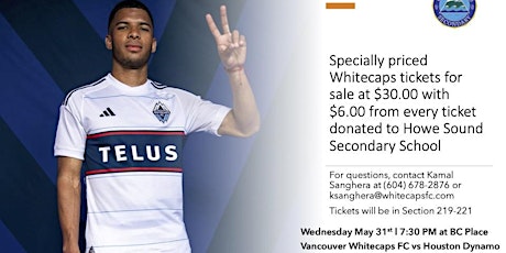 Vancouver Whitecaps FC game May 31st