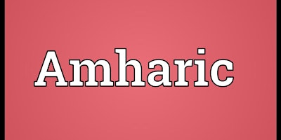 Amharic Class [THURSDAYS] primary image