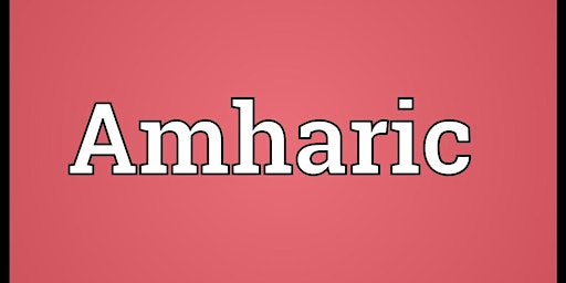 Amharic Class [THURSDAYS] primary image