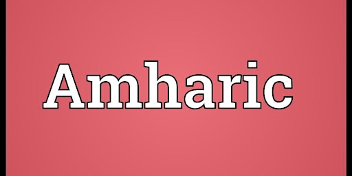 Amharic Class [THURSDAYS]  primärbild