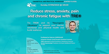 Primaire afbeelding van Reduce stress, anxiety, and chronic pain and fatigue with TRE®