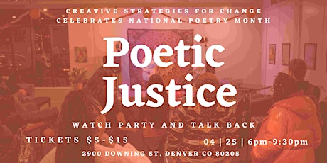 Poetic Justice  - Watch Party and Talk Back