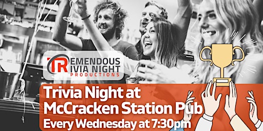 Wednesday Night Trivia at McCracken Station Kamloops! primary image
