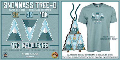 Snowmass Tree-O | 2k + 5k + 10k event logo