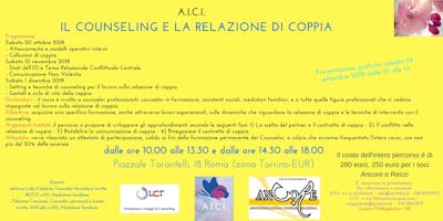 IL COUNSELING E LA RELAZIONE DI COPPIA IL COUNSELING E LA RELAZIONE DI COPPIA