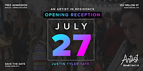 Justin Tyler Tate, Artist in Residence Showcase [FREE EVENT]