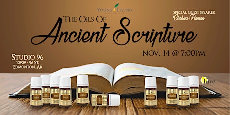Oils of the Bible: Exploring Ancient Scripture With Chelsea Flaman primary image
