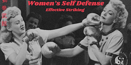 Imagen principal de Women's Self Defense Effective Striking Workshop