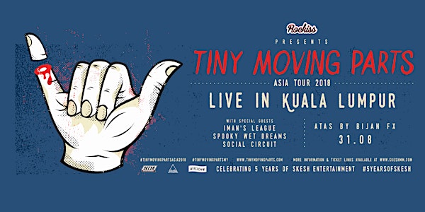 Rockiss Presents Tiny Moving Parts Live In Kuala Lumpur 2018