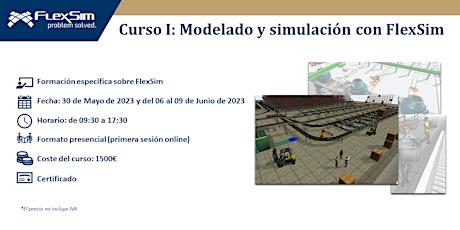 Image principale de Curso Certificado: Modelado y Simulación con FlexSim