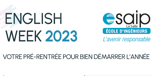 Pré-rentrée English Week 2023 | BAC+3