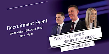 Image principale de Sales Executive and Business Manager Apprenticeship Open Evening