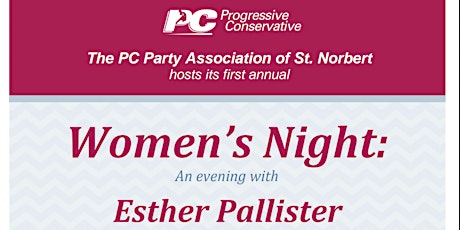 Women's Night - An Evening with Esther Pallister  primary image