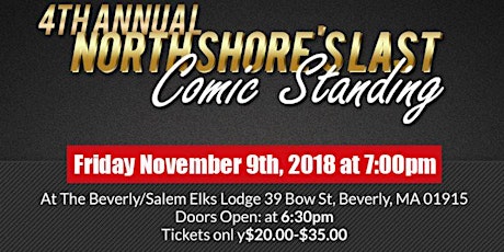 4th Annual North Shore's Last Comic Standing primary image
