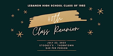 Lebanon High School Class of 1983 Reunion