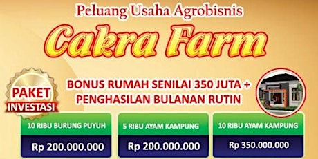 Free 2 Hr Menginap Seminar PAPI (Peluang Agrobisnis Pasif Income) Cakrafarm primary image