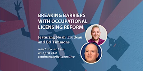 Image principale de Breaking Barriers with Occupational Licensing Reform