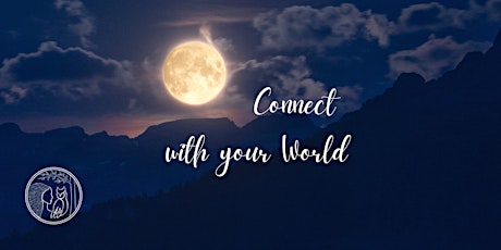 Feel fully connected with the  Blue Full Moon Meditation