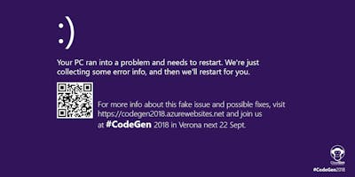 #CodeGen2018 #CodeGen2018