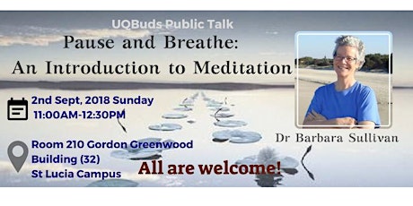 Pause and Breathe: An introduction to Meditation primary image