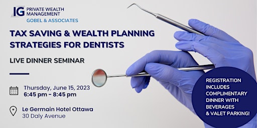 Tax Saving & Wealth Planning Strategies for Dentists primary image