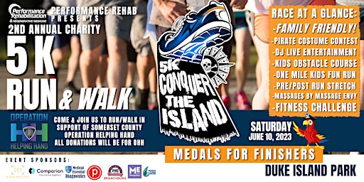 Conquer The Island PIRATE THEMED 5K & FAMILY FUN DAY primary image