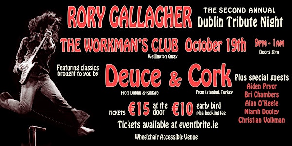 Rory Gallagher Dublin Tribute Night