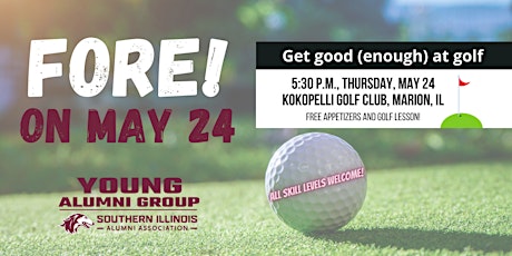 Young Alumni: FORE! on May 24