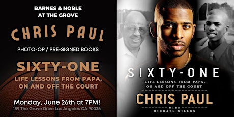 Chris Paul celebrates the release of SIXTY-ONE at B&N The Grove