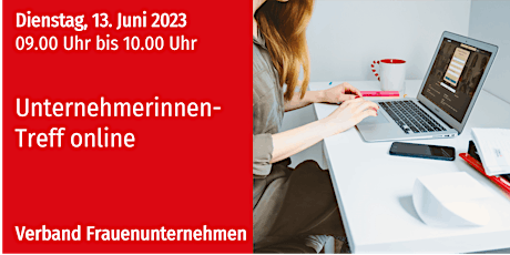 Hauptbild für VFU Unternehmerinnen-Treff online, 13.06.2023