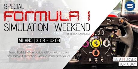 Immagine principale di Special FORMULA 1 Simulation Weekend (Gran Premio d'Italia - Monza 2018) 