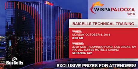 Baicells Technical Training at WISPAPALOOZA 2018 primary image