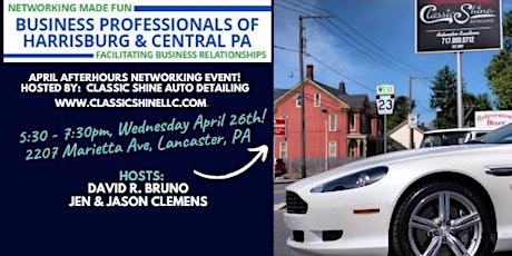 "Business Professionals of Harrisburg & Central PA" APRIL Networking Mixer primary image