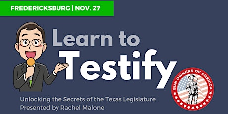Learn to Testify: Fredericksburg, TX primary image