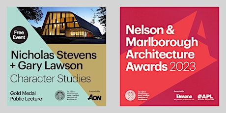 Nelson & Marlborough Architecture Awards & Gold Medal Lecture | Fri 26 May primary image