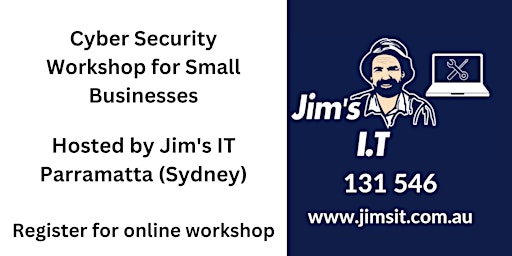 Imagen principal de Jim's IT - Cyber Security Workshop for Small Businesses