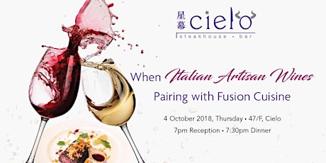 Italian Artisan Wines Dinner @ Cielo primary image