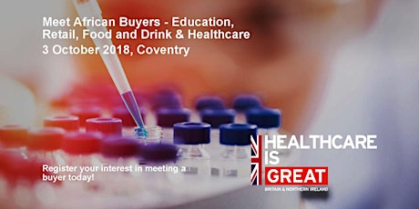 Meet the African Buyer - Health, Medical and Life Sciences 1-1 meetings with buyers primary image