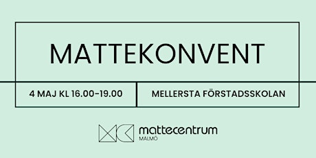 Mattekonvent VT23 Malmö - Grundskolan primary image