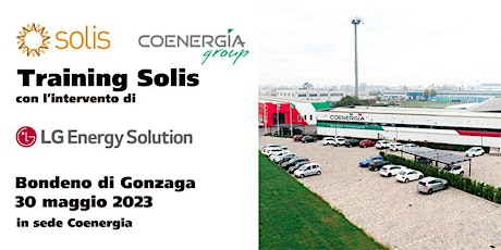 30.05.2023 Training Solis in sede Coenergia con LG Energy Solution