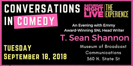 Conversations in Comedy: SNL Writer T. Sean Shannon