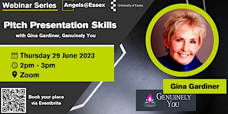 Angels@Essex Investment Readiness Series - Pitch Presentation skills