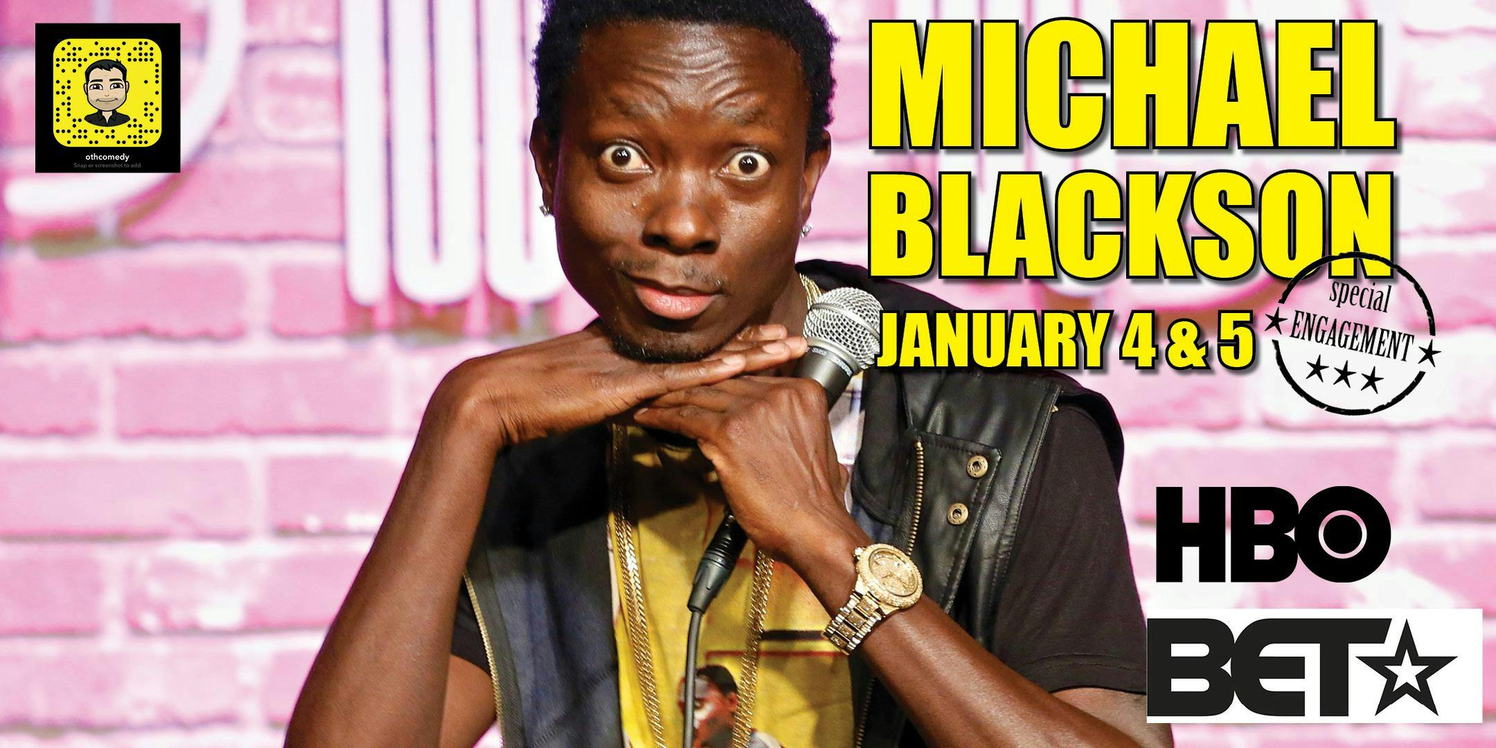 Michael Blackson live at Off the hook Comedy Club in Naples, FL
