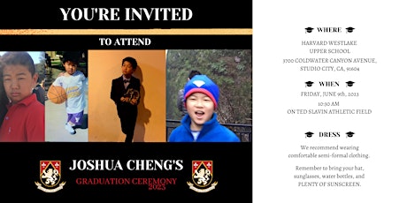 Joshua Cheng's Graduation