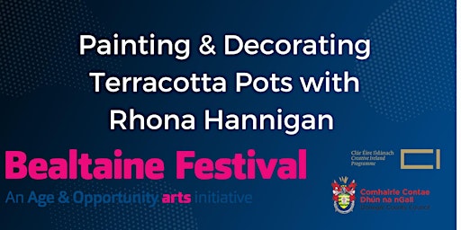 Painting & Decorating Terracotta Pots with Rhona Hannigan Buncrana Library primary image