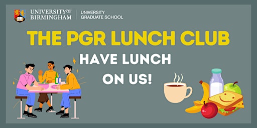 The PGR Lunch Club - May to July (In-Person) primary image