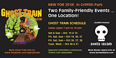 LALSRM Ghost Train October 21, 2018 primary image