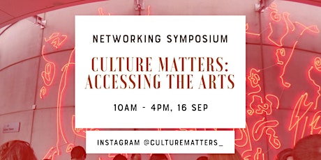 Culture Matters: Accessing the Arts primary image